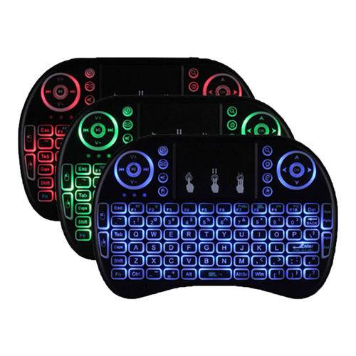 TECLADO WI-FI 2.4G - COM LUZ