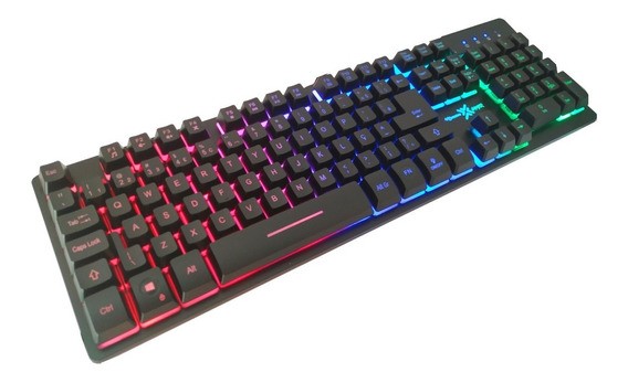 TECLADO USB SEMI-MECANCO GAMER USB MAXXTRO SEMI-MECANICO K709