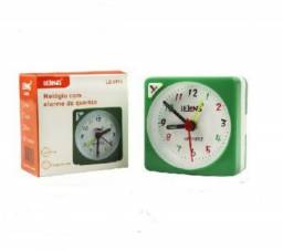 RELOGIO COM ALARME QUARTZO LED LELONG LE-8116