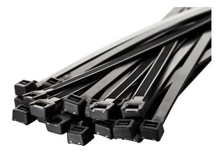 ABRACADEIRA DE NYLON  2.5X250 STD K-8 LL PRETA PCTE C/100 PCS