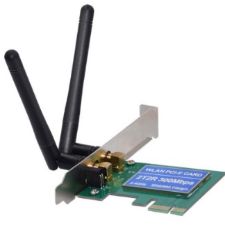 PLACA DE REDE WIFI PCI WIFI 300 MBPS 3 ANTENAS