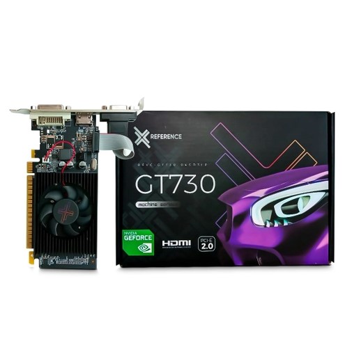PLACA DE VIDEO 04 GB - GT 730 DDR3 128BITS VGA DVI HDMI