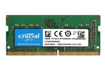 MEMORIA NOTE DDR4 32 GB PC4-25600 KVR32S22S8/32
