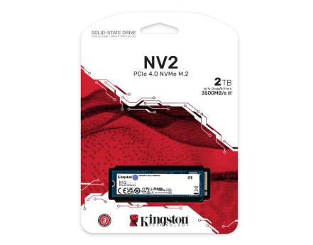 HD SSD M2 NVME - 02 TB KINGSTON NV2 NVME PCIE 2800/3500 MB/S