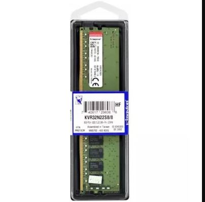 MEMORIA PC DDR4 08 GB DDR4/3200 KINGSTON KVR32N22S8/8
